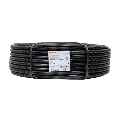 Tub flexibil, copex, cu fir de tragere, diametru 20mm, Gewiss, lungime 100ml / DX15120R