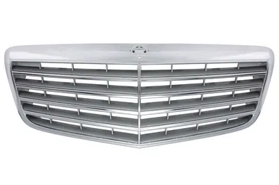 Grila fata potrivit MERCEDES Clasa E 2006-2010 - ELEGANCE, completa, crom/argintiu
