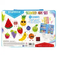 Set de colorat cu markere si creioane parfumate, Starpak, 91 buc