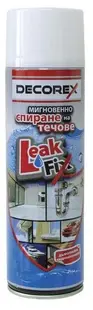 Spray cauciucat Decorex - Leak Fix, 396 g, alb