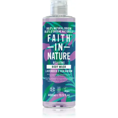 Faith In Nature Lavender & Geranium gel de dus relaxant 400 ml