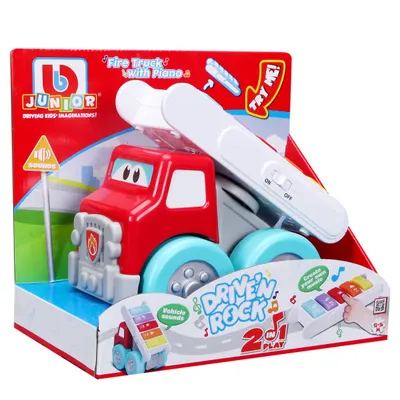 Primul meu camion cu instrumente muzicale, Bburago, Rosu