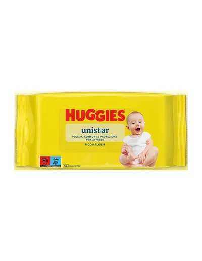 Servetele umede Baby Unistar, 56 bucati, Huggies
