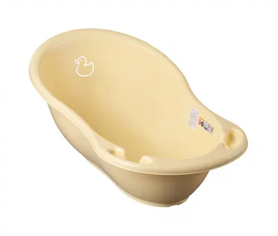 Set Cadita 86 cm cu suport metalic si suport anatomic Duck Galben