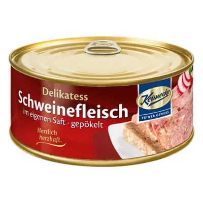 Carne de Porc Delicioasa in Suc Propriu, 300 g, Keunecke