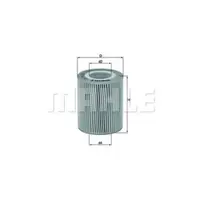 Filtru ulei MAHLE ORIGINAL OX 776D