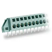 PCB terminal block; 2.5 mm²; Pin spacing 5 mm; 7-pole; CAGE CLAMP®; clamping collar; 2,50 mm²; gray