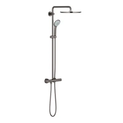 Sistem de dus Grohe Euphoria System 310 26075A00, cu baterie cu termostat, Hard graphite
