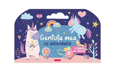 Gentuța mea cu autocolante și planșe de colorat - Paperback