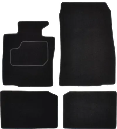 Covor podea MAMMOOTH Velours, 4 buc., fata spate, set, culoare neagra, potrivit MINI COUNTRYMAN (R60) 08.10-10.16, Off-road SUV