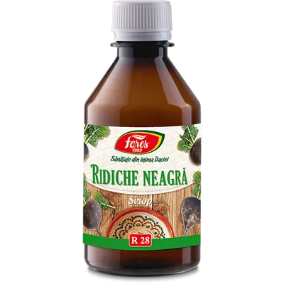 Ridiche neagra, R28, sirop, Fares | 250 ml