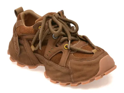 Pantofi sport GRYXX maro, 25057, din piele naturala
