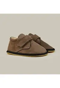 Pantofi Barefoot din piele naturala - Drollo - Maro - Maro