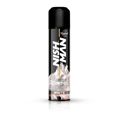 Spray de par colorat NISH MAN - 150 ml - Alb