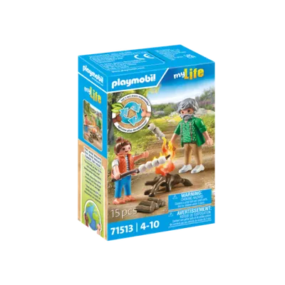 Playmobil-Foc de Tabara cu Bezele