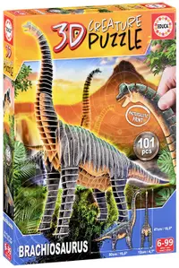 Puzzle 3D pentru copii Educa din 101 de piese - Brachiosaurus