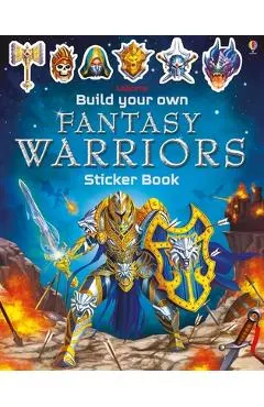 Build Your Own Fantasy Warriors Sticker Book
