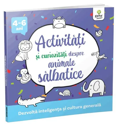 Activități și curiozități despre animale sălbatice - Paperback