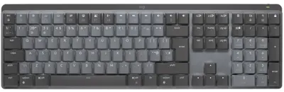 Tastatura mecanica Logitech - MX Mecanică, wireless, gri