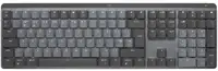 Tastatura mecanica Logitech - MX Mecanică, wireless, gri