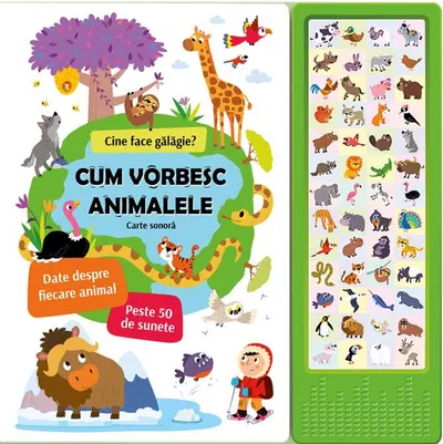 Cum vorbesc animalele: Carte sonoră - Board book