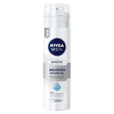 Gel de Ras Sensitive Recovery Nivea Men, 200 ml