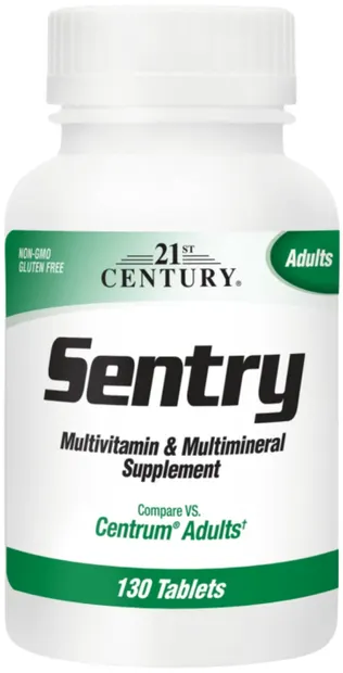 Sentry Multivitamin & Multimineral, 130 tablete, 21st Century