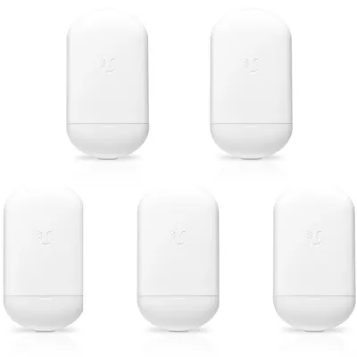 Acces Point Ubiquiti NanoStation airMAX LOCO5AC, 450 Mbps, 5 GHz, PoE, 5 bucati