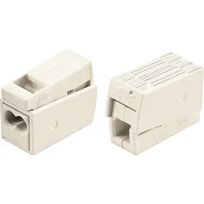 Set 10 conectori cu buton 1P/3pin 2,5mm2 24A Wago 224-112
