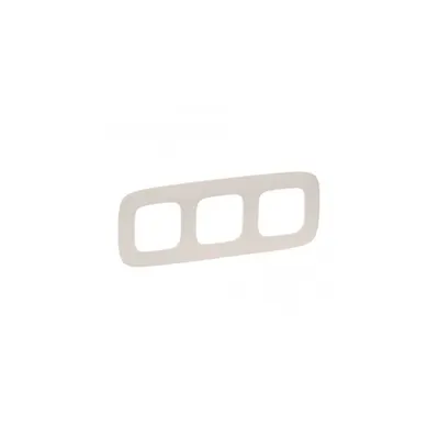 Placa Valena Allure - 3 module - ivory