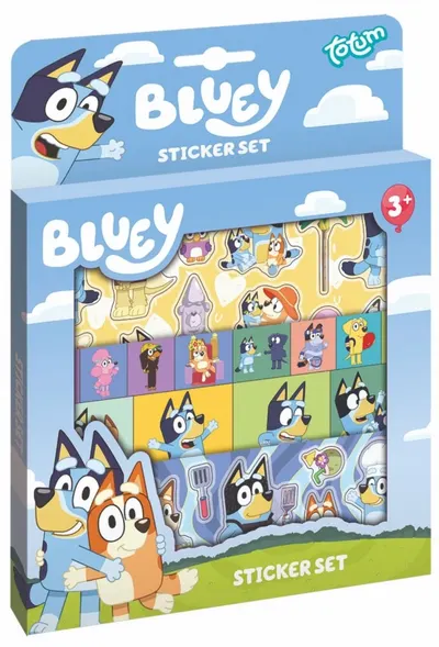 Set stickere Totum - Bluey, 4 piese