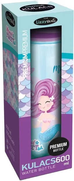 Sticlă de apă Lizzy Card Mermaid Sweet - Premium, 600 ml