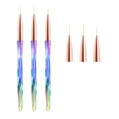 Set 3 pensule pictura rainbow