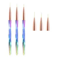 Set 3 pensule pictura rainbow