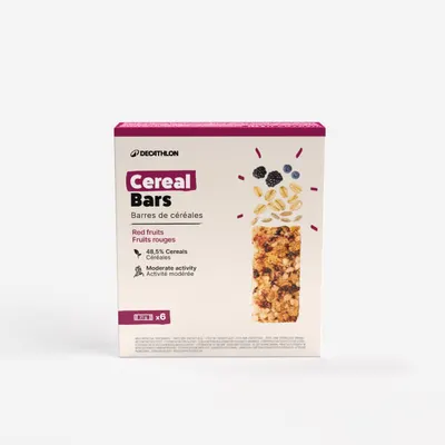 Baton de cereale fructe roșii x6
