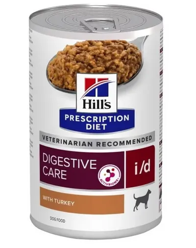HILL'S Prescription Diet Canine i/d 360g hrana caini afectiuni digestive, curcan si orez