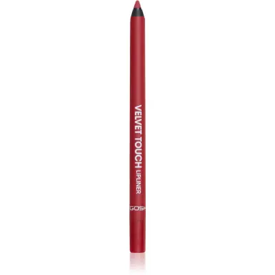 GOSH COPENHAGEN Velvet Touch creion contur pentru buze, waterproof culoare 015 Cherry 1.2 g