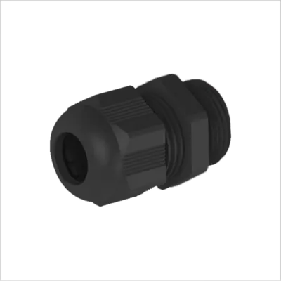 Presetupa, long thread, PG09, 4-8mm, PA6, black RAL9005, IP68