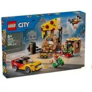 LEGO City. Experienta livrarii de pizza cu vehicule 60496, 494 piese