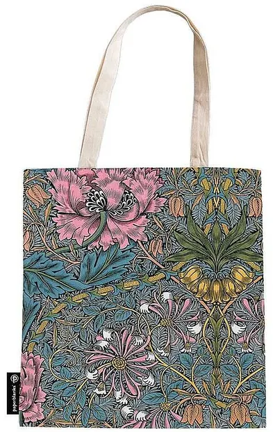 Geanta textila Paperblanks Morris Pink Honeysuckle - 38 х 38 cm