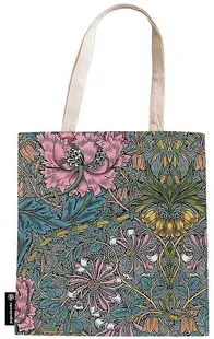 Geanta textila Paperblanks Morris Pink Honeysuckle - 38 х 38 cm