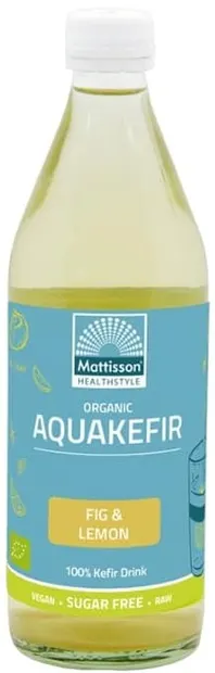 Aquakefir, smochină și lămâie, 500 ml, Mattisson Healthstyle