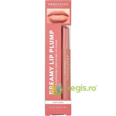 Gloss Hranitor cu Efect Volumizant Dreamy Lip Plump, Nuanta Cozy Nude 1.5g
