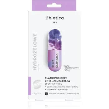 L’biotica Eye Patches Rejuvenating mască pentru ochi, cu efect de netezire extract de melc
