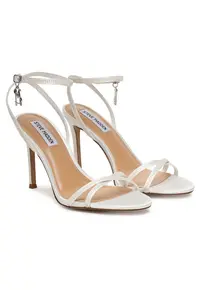 Sandale dama - stiletto - bej - material textil