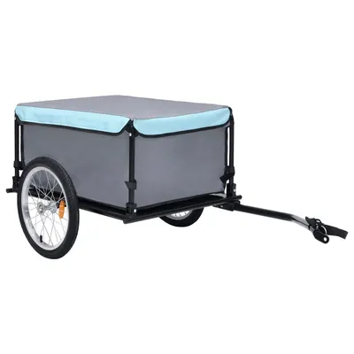 Gossi remorca pentru bicicleta, negru si albastru, 65 kg