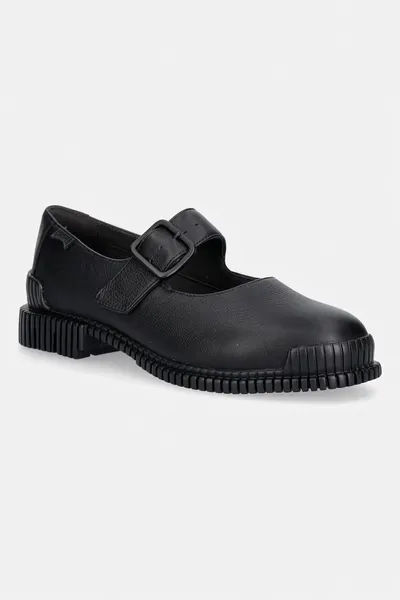 Camper balerini din piele Pix