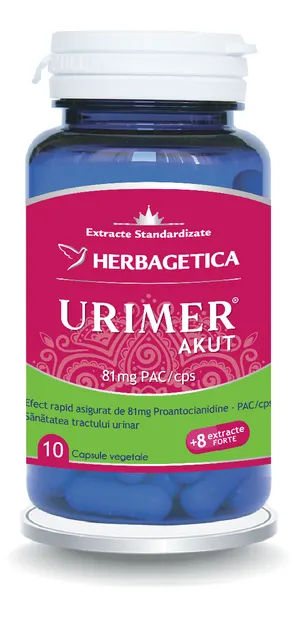 Urimer Akut, 10 capsule, Herbagetica