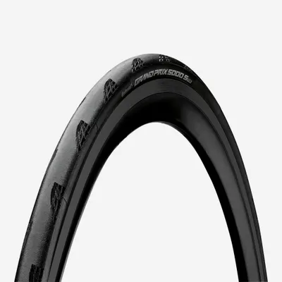Cauciuc șosea Tubeless Ready - Grand Prix 5000 S TR 700x25 Negru