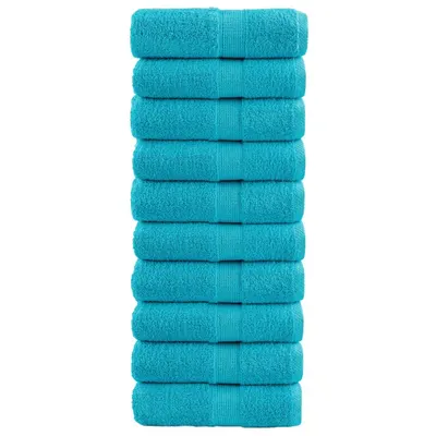 Gossi prosoape oaspeti premium solund 10 buc turcoaz 30x50 cm 600 gsm